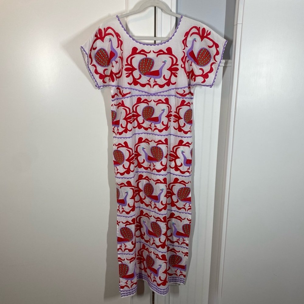 Tuckernuck Nimo with Love NWL Malachite Kaftan midi maxi dress resort size xxs - Picture 1 of 7